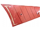 invID: 360599580 P-No: 70738pls01b  Name: Plastic Part for Set 70738 - Red Sail with Dark Red Lines and Gold Trim Pattern