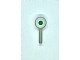 invID: 361188543 P-No: 3900pb03  Name: Minifigure, Utensil Signal Paddle with White Circle and Green Dot Pattern (Sticker) - Sets 7710 / 7715 / 7740 / 7745 / 7822 / 7824