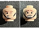 invID: 361288042 P-No: 3626bpb0395  Name: Minifigure, Head Dual Sided Brown Eyebrows, Black Chin Strap, Smile / Worried Pattern - Blocked Open Stud