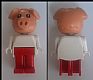 invID: 362782870 M-No: fab11f  Name: Fabuland Pig - Peter Pig (Cook), Red Legs, White Top