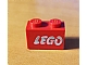 invID: 363345348 P-No: 3004pb052  Name: Brick 1 x 2 with LEGO Logo Open O Style White without Black Outline Pattern (Samsonite)