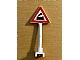 invID: 363983922 P-No: 649pb06  Name: Road Sign Triangle with Train Engine Pattern