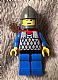 invID: 364087925 M-No: cas151a  Name: Scale Mail - Red with Blue Arms, Blue Legs with Black Hips, Dark Gray Chin-Guard, Quiver