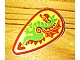 invID: 364757655 P-No: 2586p4b  Name: Minifigure, Shield Ovoid with Green and Red Dragon on Yellow Background Pattern
