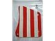 invID: 365192105 P-No: sailbb24  Name: Cloth Sail 9 x 11, 3 Holes with Red Stripes Pattern
