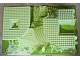 invID: 365217274 P-No: 44510pb04  Name: Baseplate, Raised 32 x 48 x 6 with Front and Back Steps with Green Garden Pattern