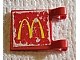 invID: 353160631 P-No: 2335pb009  Name: Flag 2 x 2 Square with McDonald's Logo Pattern on Both Sides (Stickers) - Set 3438