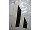 invID: 366147595 P-No: sailbb15  Name: Cloth Sail Triangular 15 x 22 with Black Thick Stripes Pattern