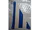 invID: 366148061 P-No: sailbb20  Name: Cloth Sail Triangular 15 x 22 with Blue Thick Stripes Pattern
