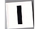 invID: 365954300 P-No: 6309pb001  Name: Duplo, Tile 2 x 2 with Black Number 1 Pattern