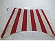 invID: 366800408 P-No: sailbb43  Name: Cloth Sail 28 x 18 Top with Red Stripes Pattern