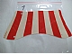 invID: 366952619 P-No: sailbb35  Name: Cloth Sail 31 x 14 Bottom Recurved with Red Stripes Pattern