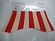 invID: 366952742 P-No: sailbb35  Name: Cloth Sail 31 x 14 Bottom Recurved with Red Stripes Pattern
