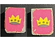 invID: 367410902 P-No: 3840pb02  Name: Minifigure Vest with Crown on Purple Background Pattern (Stickers)  - Sets 375 / 6075