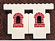 invID: 367771968 P-No: 4444pb01  Name: Panel 2 x 5 x 6 Wall with Window with Red Bricks Window Pattern