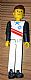 invID: 367797859 M-No: tech039  Name: Technic Figure White Legs, White Top with Red Stripes Pattern, Black Arms (Skier)