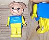 invID: 367865903 M-No: fab11a  Name: Fabuland Pig - Percy Pig, Yellow Legs and Arms, Blue Top
