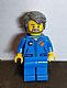 invID: 368020273 M-No: cty1068  Name: Astronaut - Male, Blue Jumpsuit, Dark Bluish Gray Hair and Full Angular Beard, Open Mouth Smile
