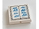 invID: 368474179 P-No: 3068pb2454  Name: Tile 2 x 2 with Book, Open Pattern (Sticker) - Set 266-1