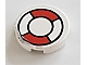 invID: 368664273 P-No: 4150p07  Name: Tile, Round 2 x 2 with Red and White Life Preserver Pattern (Sticker) - Sets 2962 / 6479 / 6540 / 6541 / 6559 / 6598