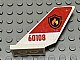 invID: 368825660 P-No: 6239pb057  Name: Tail Shuttle with Fire Logo Badge on Red Background and Red '60108' on White Background Pattern on Both Sides (Stickers) - Set 60108