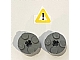 invID: 373912146 P-No: BA262pb01  Name: Stickered Assembly 2 x 2 x 2 with Black Exclamation Mark on Yellow and White Warning Triangle Pattern (Sticker) - Set 4981 - 2 Brick, Round 2 x 2 with Axle Hole