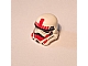 invID: 364481644 P-No: 30408pb12  Name: Minifigure, Headgear Helmet SW Stormtrooper, 2 Chin Holes, Red and Sand Blue Pattern (Imperial Shock Trooper)