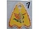 invID: 373978400 P-No: x375px1  Name: Minifigure Cape Cloth, Round Lobes with Dragon Pattern