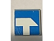 invID: 375032779 P-No: 3068pb0151  Name: Tile 2 x 2 with White Tool Sledgehammer on Blue Background Pattern (Sticker) - Set 6378