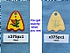 invID: 368929195 P-No: x375px1  Name: Minifigure Cape Cloth, Round Lobes with Dragon Pattern