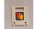 invID: 375808514 P-No: 4346p01  Name: Container, Box 2 x 2 x 2 Door with Slot with Classic Fire Logo Pattern