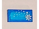 invID: 375841365 P-No: 3069px39  Name: Tile 1 x 2 with Gold Stars Pattern