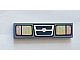 invID: 375893218 P-No: 2431pb333  Name: Tile 1 x 4 with Headlights and Grille Pattern