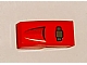 invID: 376394774 P-No: 11477pb022  Name: Slope, Curved 2 x 1 x 2/3 with F1 Racing Car Headrest Pattern (Sticker) - Set 40190