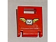 invID: 376579943 P-No: 4346pb32  Name: Container, Box 2 x 2 x 2 Door with Slot with Envelope with Wings on Red Background Pattern  (Sticker) - Set 60100