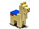 invID: 376745278 P-No: minellama01  Name: Minecraft Alpaca / Llama, Tan - Brick Built