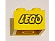 invID: 378122000 P-No: 3004pb036  Name: Brick 1 x 2 with LEGO Logo Open O Style Black Outline Pattern