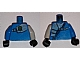 invID: 378636684 P-No: 973pb1027c01  Name: Torso Ninjago Wrap with Shoulder Pouch and Belt Pattern / Blue Arm Left / Light Bluish Gray Arm Right / Black Hands