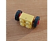 invID: 378905978 P-No: 3137c01assy1  Name: Brick, Modified 2 x 2 with Red Wheels for Single Tire with Black Tires 14mm D. x 4mm Smooth Small Single (3137c01 / 3139)