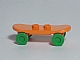 invID: 381313084 P-No: 42511c06  Name: Minifigure, Utensil Skateboard Deck with Bright Green Wheels (42511 / 2496)