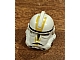 invID: 381667373 P-No: 50995pb03  Name: Minifigure, Headgear Helmet SW Clone Trooper Ep.3 with Bright Light Orange Stripes Pattern