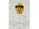 invID: 382227864 P-No: 3626bp40  Name: Minifigure, Head Female Black Hair Messy, Thick Red Lips Pattern - Blocked Open Stud