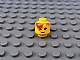 invID: 382253232 P-No: 3626bp7a  Name: Minifigure, Head Male Brown Hair over Eye and Black Eyebrows Pattern - Blocked Open Stud
