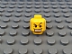 invID: 382257849 P-No: 3626pb0302  Name: Minifigure, Head Male Black Thin Eyebrows, Upper Eyelids, Moustache and Sideburns Stubble, Wide Open Mouth Smile with Teeth and Gold Tooth Pattern