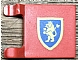 invID: 382283062 P-No: 2335px8  Name: Flag 2 x 2 Square with Lion Rampant Gold on Blue Shield Pattern