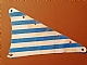 invID: 382512793 P-No: sailbb03  Name: Cloth Sail Triangular 14 x 22 with Blue Thin Stripes Pattern