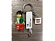 invID: 383552430 G-No: KC036  Name: Jing Lee the Wanderer Key Chain with 2 x 2 Square Lego Logo Tile