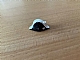 invID: 383838813 P-No: 2528pb02  Name: Minifigure, Headgear Hat, Pirate Bicorne with Cockade on Black Scalloped Background Pattern