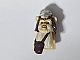 invID: 384838590 P-No: 92750pb01  Name: Minifigure, Head, Modified SW Ewok with White Skull Hat and Dark Brown Pouch Pattern