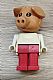 invID: 385603868 M-No: fab11f  Name: Fabuland Pig - Peter Pig (Cook), Red Legs, White Top